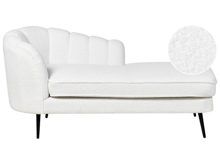 Chaiselongue aus Bouclé Glamourös ALLIER Chaiselongue aus Bouclé Glamourös ALLIER