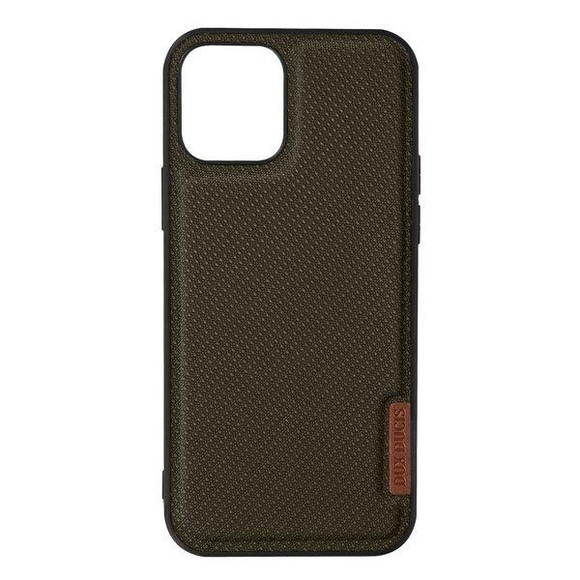Dux Ducis - iPhone 12 / iPhone 12 Pro Hybrid Hülle TPU Bumper + Nylon Rückseite - Dunkelgrün / Schwarz
