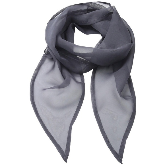 Chiffon Halstuch Damen Grau ONE SIZE
