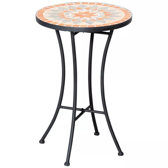 Outsunny - Garten Beistelltisch, One Size
