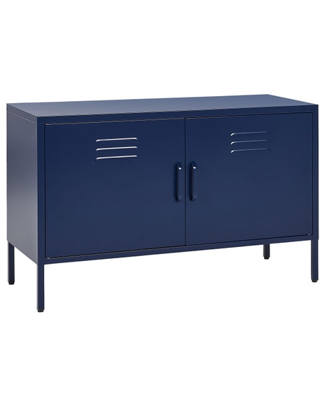Sideboard mit 2 Türen aus Stahl Industriell URIA Sideboard mit 2 Türen aus Stahl Industriell URIA