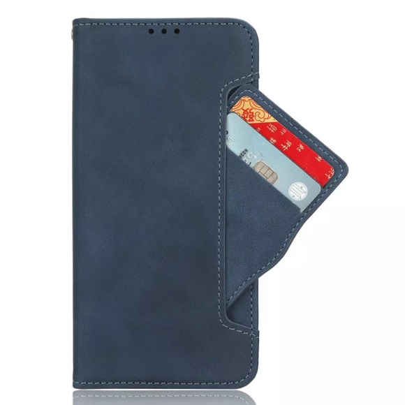 Cover-Discount - OnePlus 13 Etui viele Kartenfächer, Blau