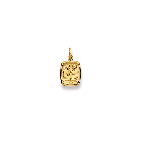 Anhänger Sternzeichen Zwillinge Gelbgold 750, 19x10mm Damen Gelbgold ONE SIZE