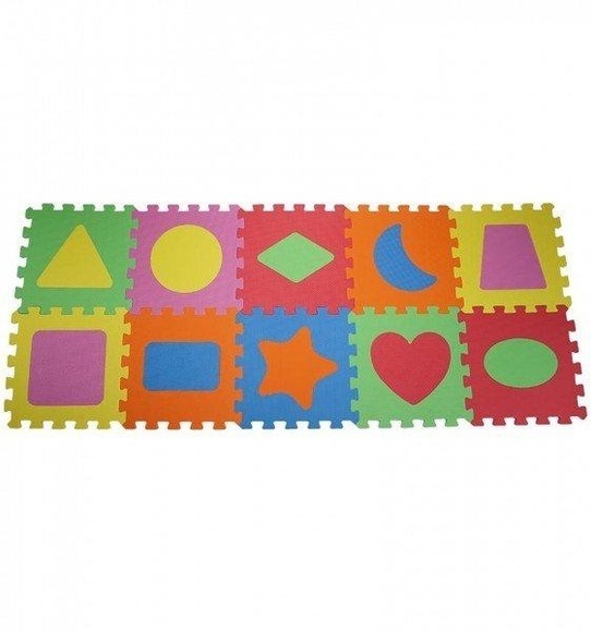 knorr® toys Puzzlematten Geo Formen 10 tlg.