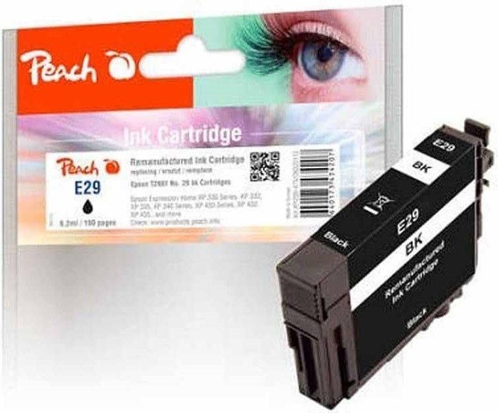 Peach Tintenpatrone schwarz kompatibel zu Epson No. 29 bk, T2981
