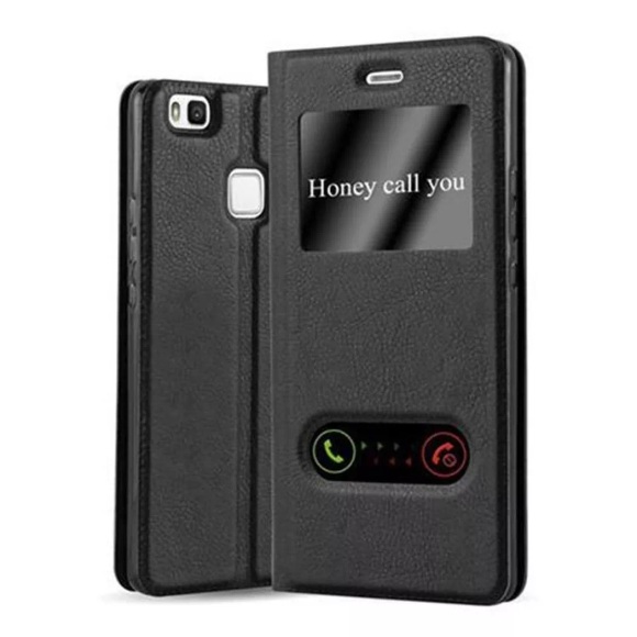 Hülle für Huawei P9 LITE 2016 / G9 LITE Magnetverschluss, 2 Sichtfenstern