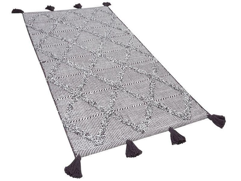 Beliani Teppich braun 80 x 150 cm Shaggy TUZLA