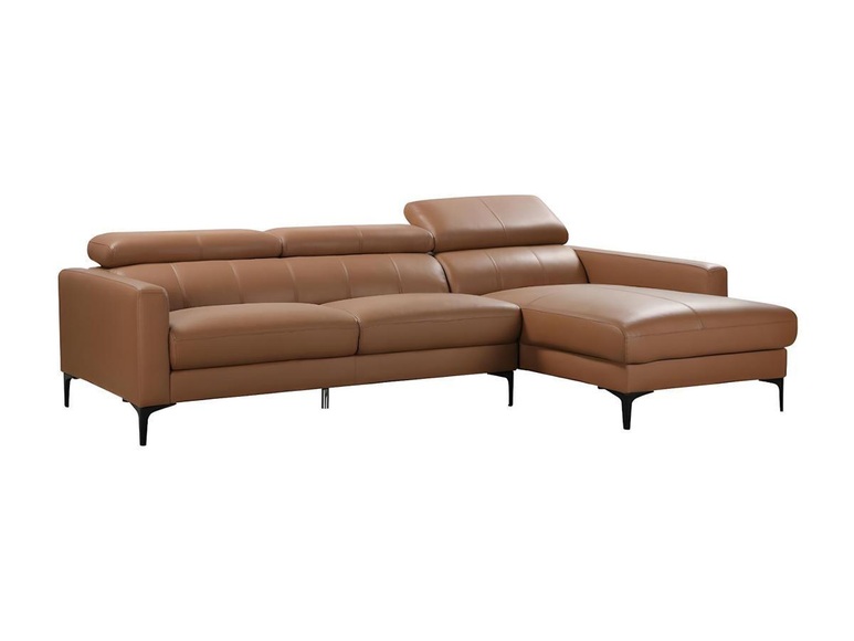 Ecksofa Leder Büffelleder Ecke Rechts Camel FLORENCE Ecksofa Leder Büffelleder Ecke Rechts Camel FLORENCE