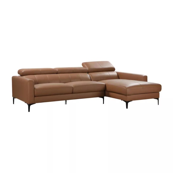 Ecksofa Leder Büffelleder Ecke Rechts Camel FLORENCE Ecksofa Leder Büffelleder Ecke Rechts Camel FLORENCE