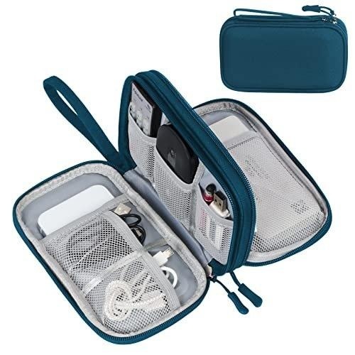 Kabeltasche, Elektronik Tasche Organizer, Kabel Organizer Kabeltasche Elektronik Zubehör Organizer Tasche Universal Tasche Für Zubehör Unisex Blau 12