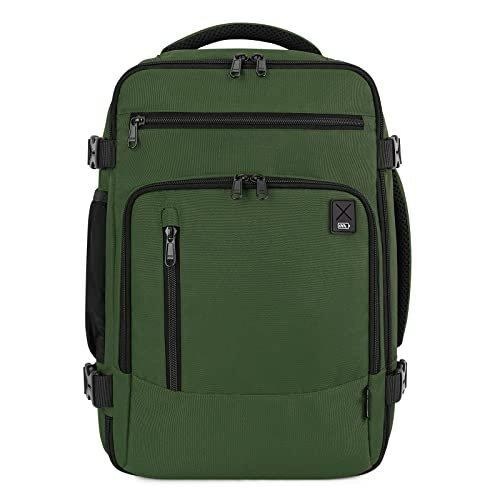Rucksack 40 X 20 X 25 Cm Für Ryanair Flugzeug Reise Rucksack Handgepäck Laptop Tagesrucksäcke Pet Recycled Umweltfreundlicher Rucksack Wasserdicht Unter Sitz 20 L Klein, Grün Herren Rasengrün ONE SIZE