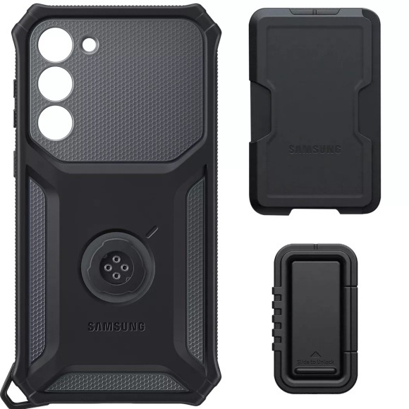 Samsung Rugged Gadget Case Backcover Samsung Galaxy S23 Schwarz, Titan