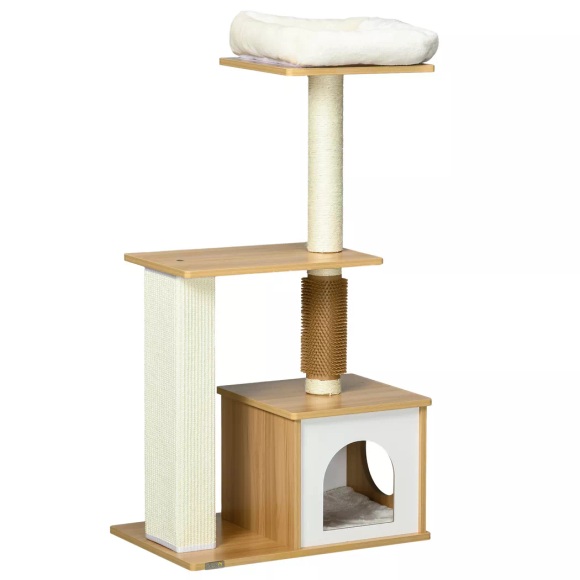 PawHut - Kratzbaum, One Size, Eiche