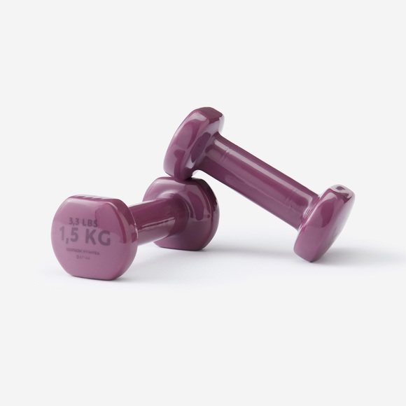Hantelset 2 × 1,5kg - Bordeaux Unisex Violett Bedruckt 1.5KG