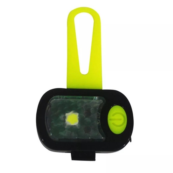 SwissPet - Taschenlampe für Halsband oder Geschirr, M, Gelb Bedruckt