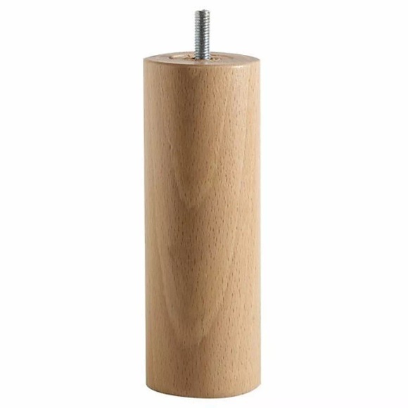 4er-Pack Bettfüsse, rund, Höhe. 15 cm