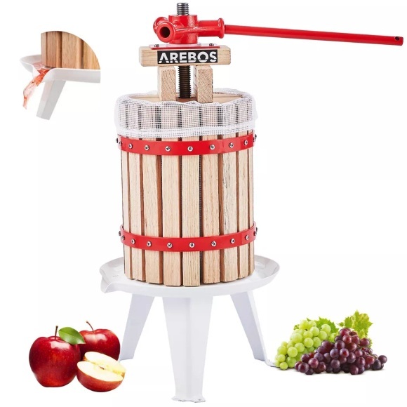 Obstpresse 6 L Maischepresse Weinpresse Apfelpresse Fruchtpresse Unisex