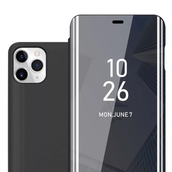 Hülle für Apple iPhone 11 PRO MAX Spiegel Standfunktion 360 Grad Schutz