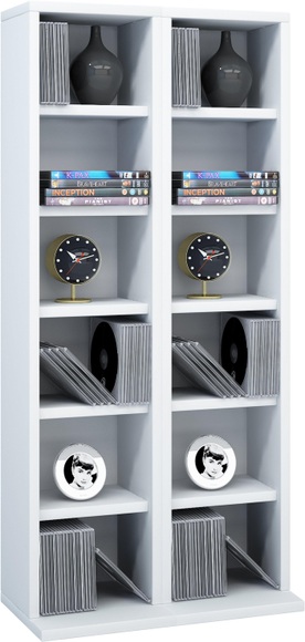 Holz CD DVD Stand Regal Schrank Aufbewahrung Standregal Ständer Milano Holz CD DVD Stand Regal Schrank Aufbewahrung Standregal Ständer Milano