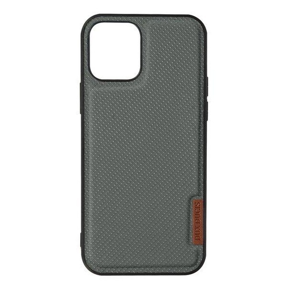 Dux Ducis - iPhone 12 Pro Max Hybrid Hülle TPU Bumper + Nylon Rückseite - Grau / Schwarz