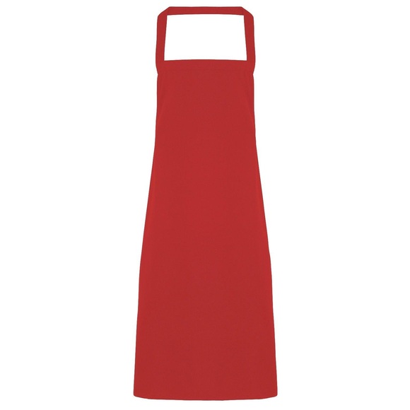 Schürze Ohne Taschen (2 Stückpackung) Unisex Rot Bunt ONE SIZE