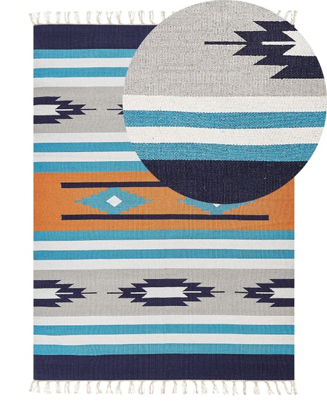 Teppich aus Baumwolle Klassisch NORATUS Teppich aus Baumwolle Klassisch NORATUS