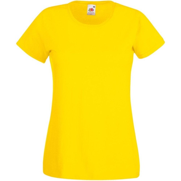 Value Tshirt Damen Gelb S