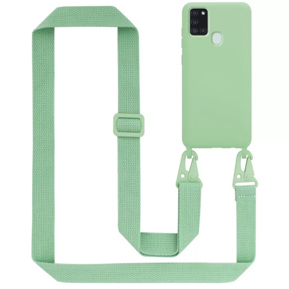 Handy Kette für Samsung Galaxy A21s Silikon Schutzhülle