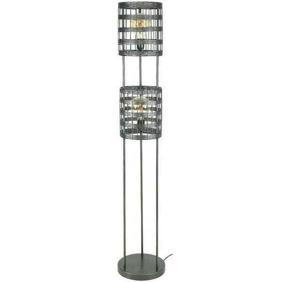 Stehleuchte Metal Blinds 2L Schwarz Nickel Stehleuchte Metal Blinds 2L Schwarz Nickel