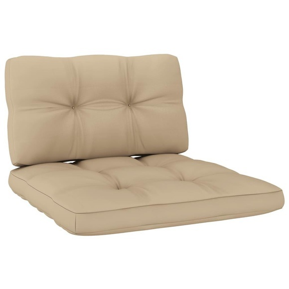 vidaXL Palettensofa-Kissen 2 Stk. Beige