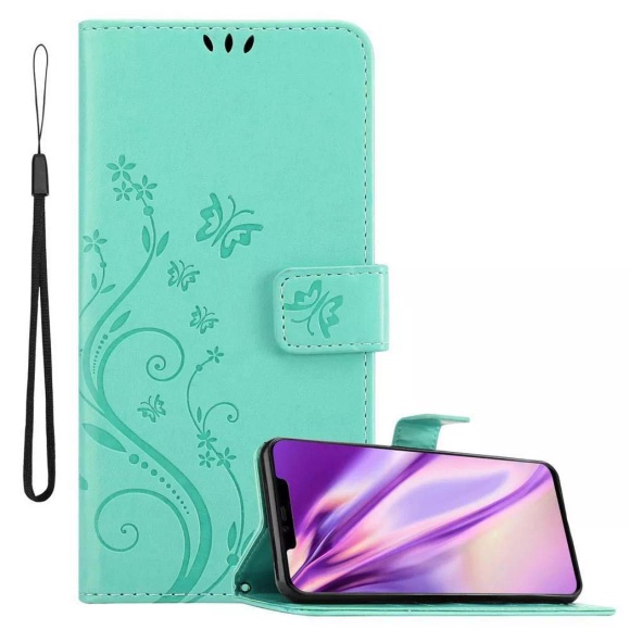 Hülle für Huawei MATE 20 PRO Blumen Design Magnetverschluss