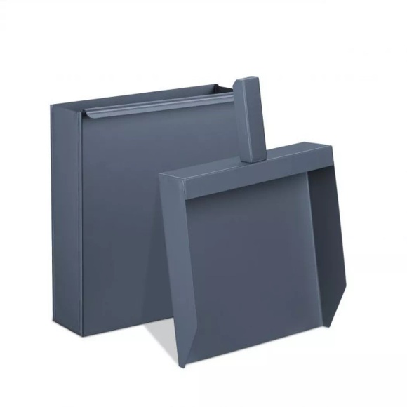 B2X - Aschenbecher mit Spaten in Anthrazit, 37.5cm