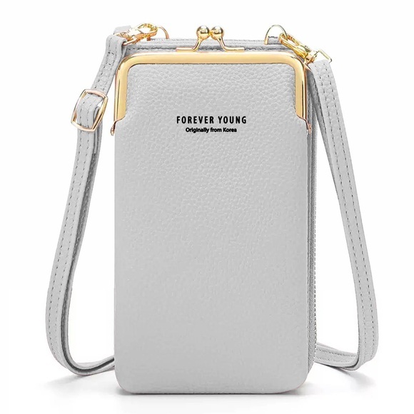 Kunstledertasche mit Schulterriemen