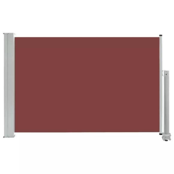 vidaXL Ausziehbare Seitenmarkise 60×300 cm Braun