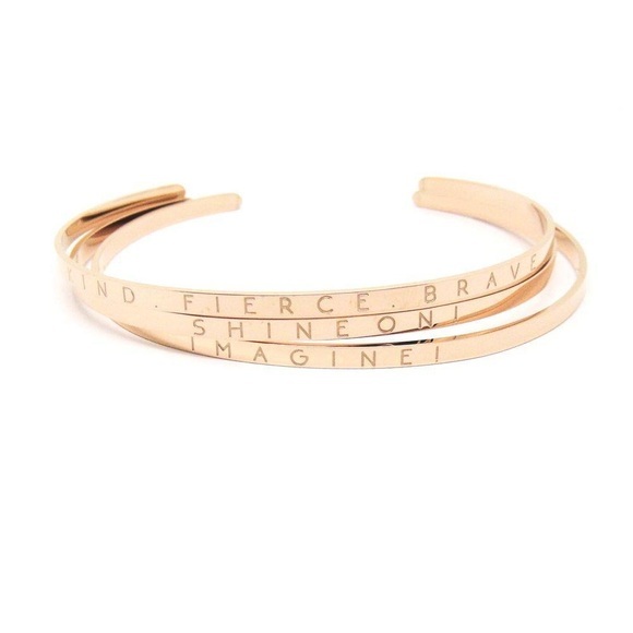 Ailoria - 3er-Set Armreife Emotion - Roségold