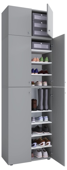 XXL Holz Schuhschrank Kleiderschrank Schrank Schuhe Dielenschrank Lona 9f A XXL Holz Schuhschrank Kleiderschrank Schrank Schuhe Dielenschrank Lona 9f A