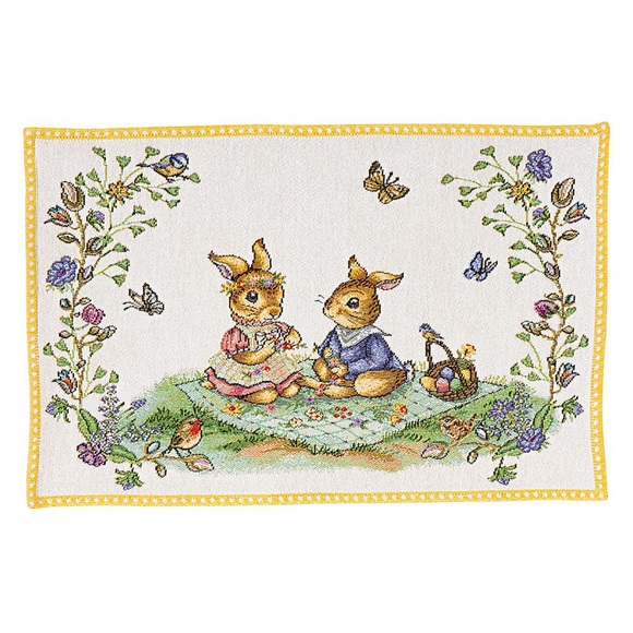 Gobelin Platzset Picknick Spring Fantasy Gobelin Platzset Picknick Spring Fantasy