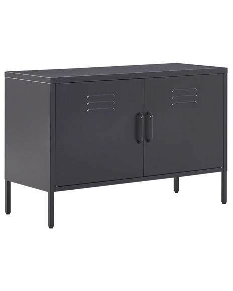 Sideboard mit 2 Türen aus Stahl Industriell URIA Sideboard mit 2 Türen aus Stahl Industriell URIA