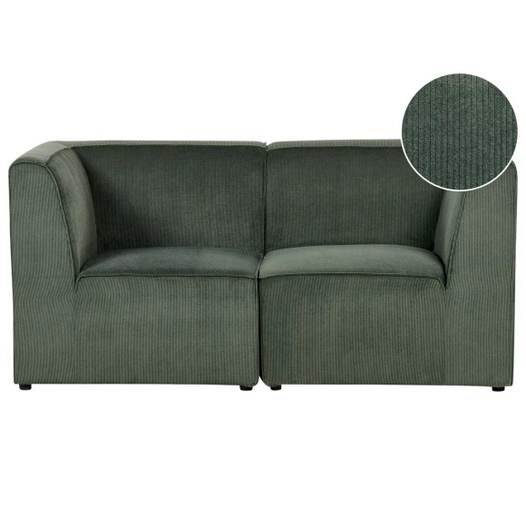 2 Sitzer Sofa aus Cord Modern LEMVIG 2 Sitzer Sofa aus Cord Modern LEMVIG