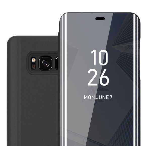 Hülle für Samsung Galaxy S8 Spiegel Standfunktion 360 Grad Schutz