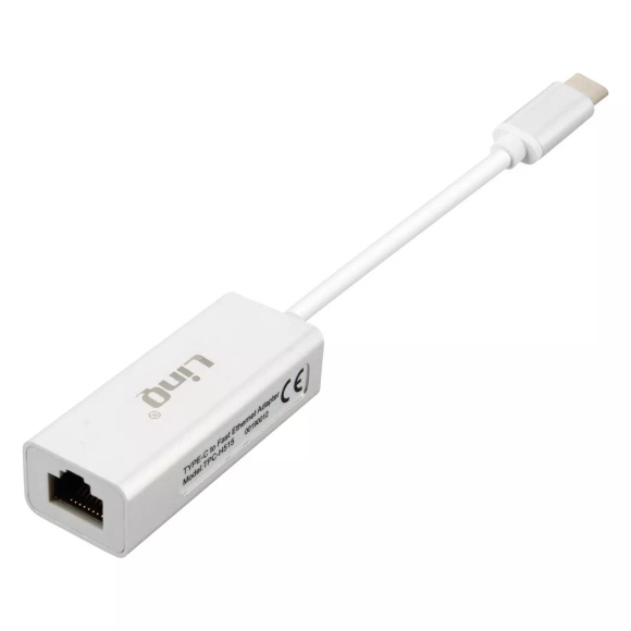 Avizar - LinQ Ethernet auf USB-C Adapter, Silber, One Size