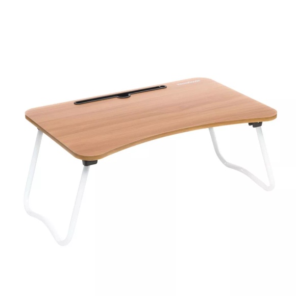 InnovaGoods - Bett-Tablett - Hellbraun und Weiss