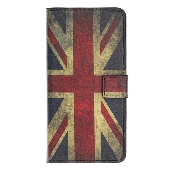 iPhone 12 mini - Leder Hülle UK Flagge