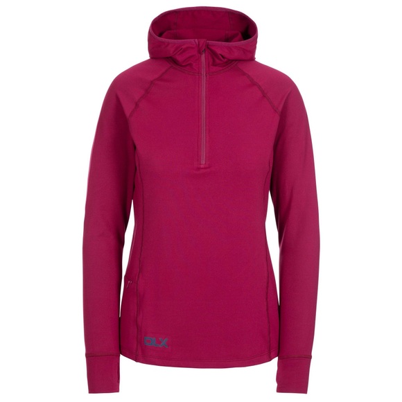 Rebecca Oberteil Mit Kapuze Damen Himbeere XL