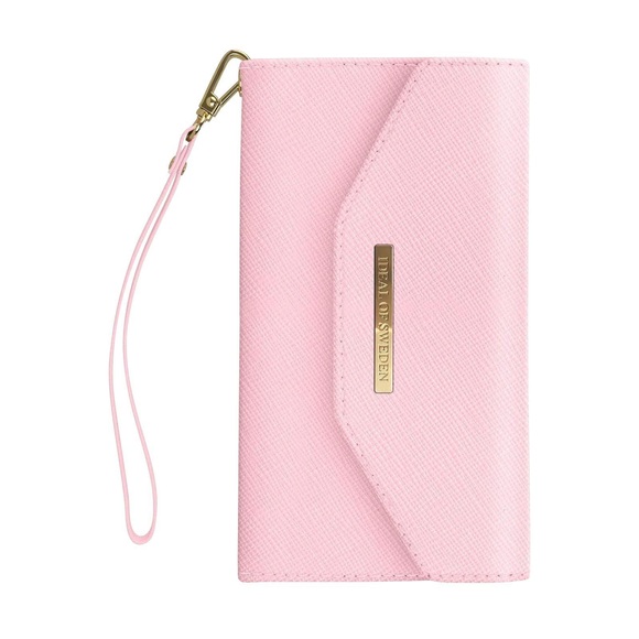 iDeal of Sweden iPhone Xs / X 2in1 Leder Tasche + Hülle Mayfair Clutch Rosa (IDMC-I8-51)