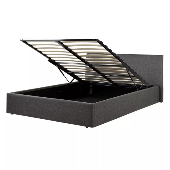 Bett mit Lattenrost aus Polyester Modern ORBEY Bett mit Lattenrost aus Polyester Modern ORBEY