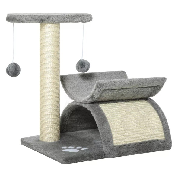 PawHut - Kratzbaum, One Size, Grau