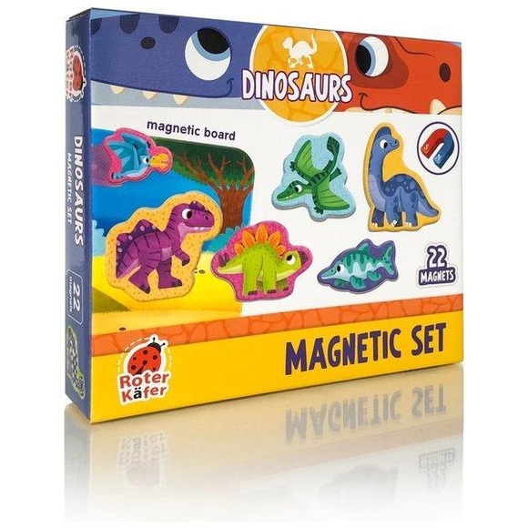 ROTER KÄFER - Spielmagnete Dinosaurier