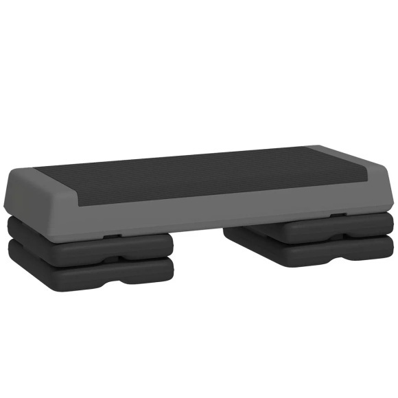 Sportnow - Aerobic-Stepper, One Size, Grau