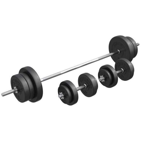 Sz-curlhantelset Unisex Schwarz 70KG